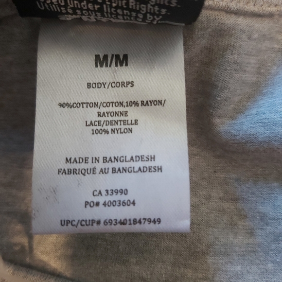 DEF LEPPARD | Women's Pyromania Shirt Grey Size Medium - Picture 7 of 7